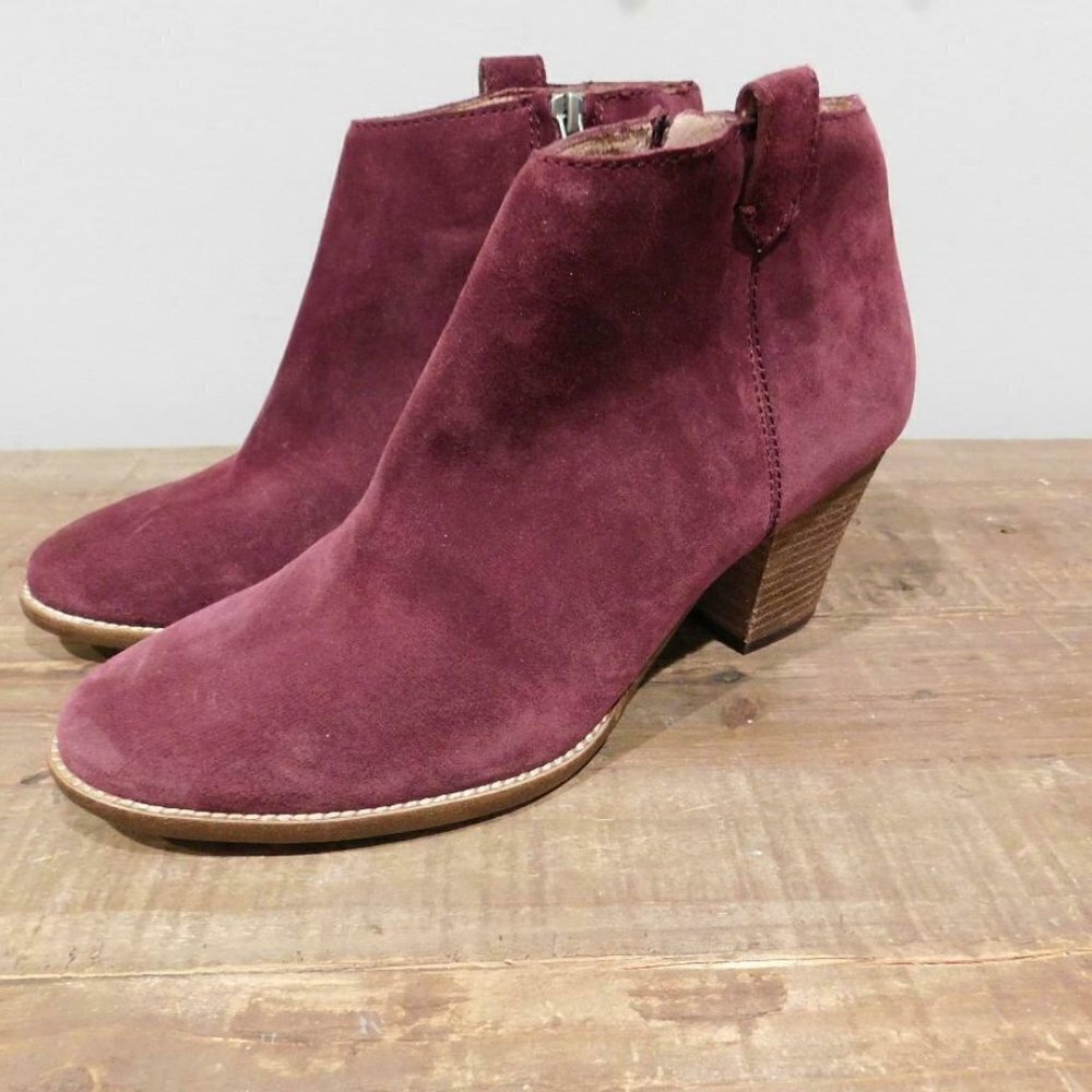 ! Madewell $228 The Billie Boot Suede Boots e0192